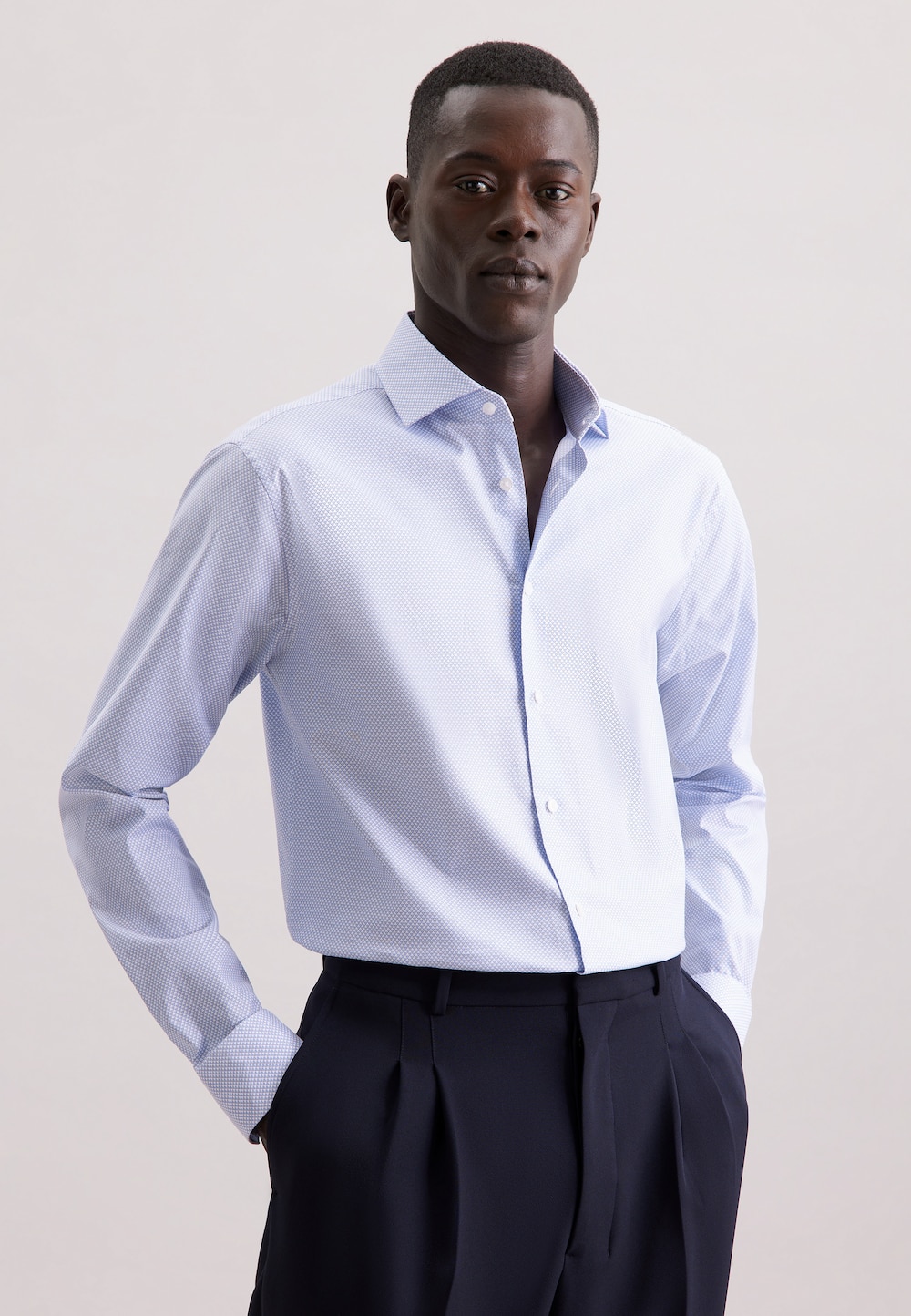 Herren Business Hemd - Druck