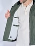 Herren Leichte Funktionsjacke mit Bündchen , Oliv