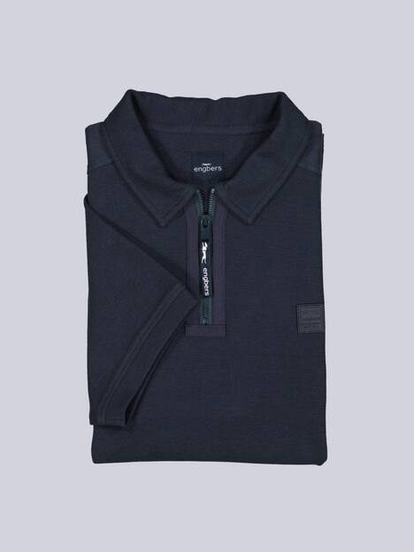 engbers Herren Polo-Shirt regular , Saphirblau