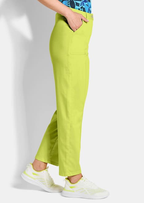 Stoffhose mit Ziersteppung