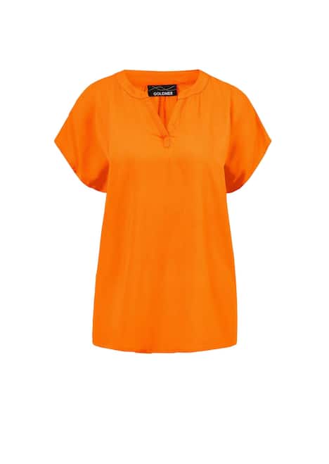 Bluse mit Tunika Ausschnitt