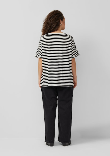 T-Shirt mit Fledermausärmeln im Loose Fit