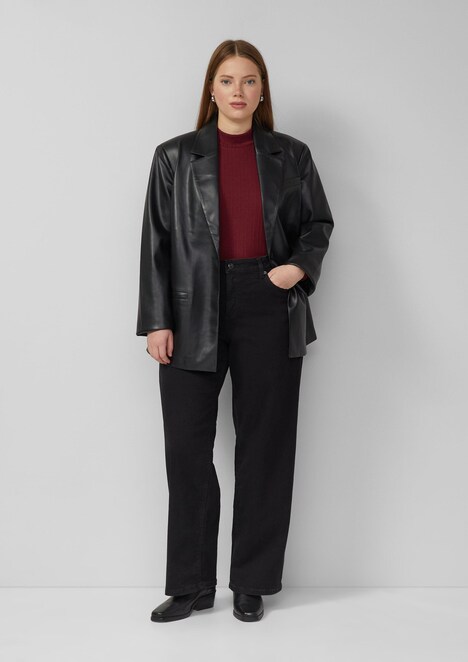 Geripptes Langarmshirt