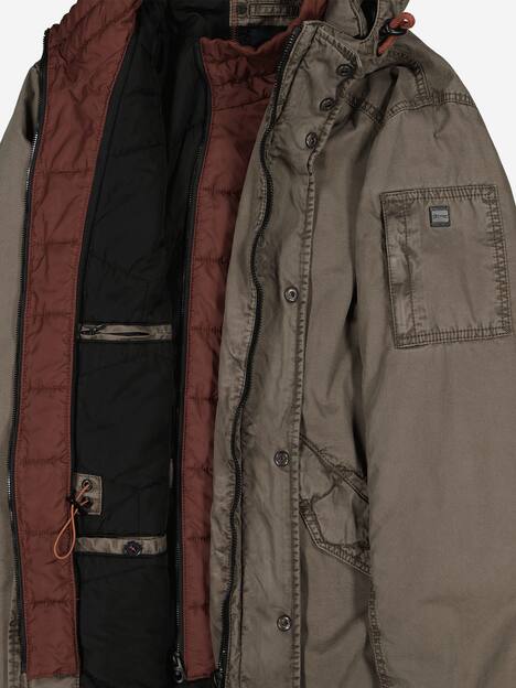 engbers Herren Jacke mit heraustrennbarem Inlet , Hellbraun