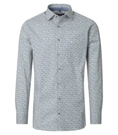 Businesshemd Print Modern Fit
