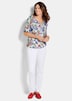 Cityshirt mit floralem Print