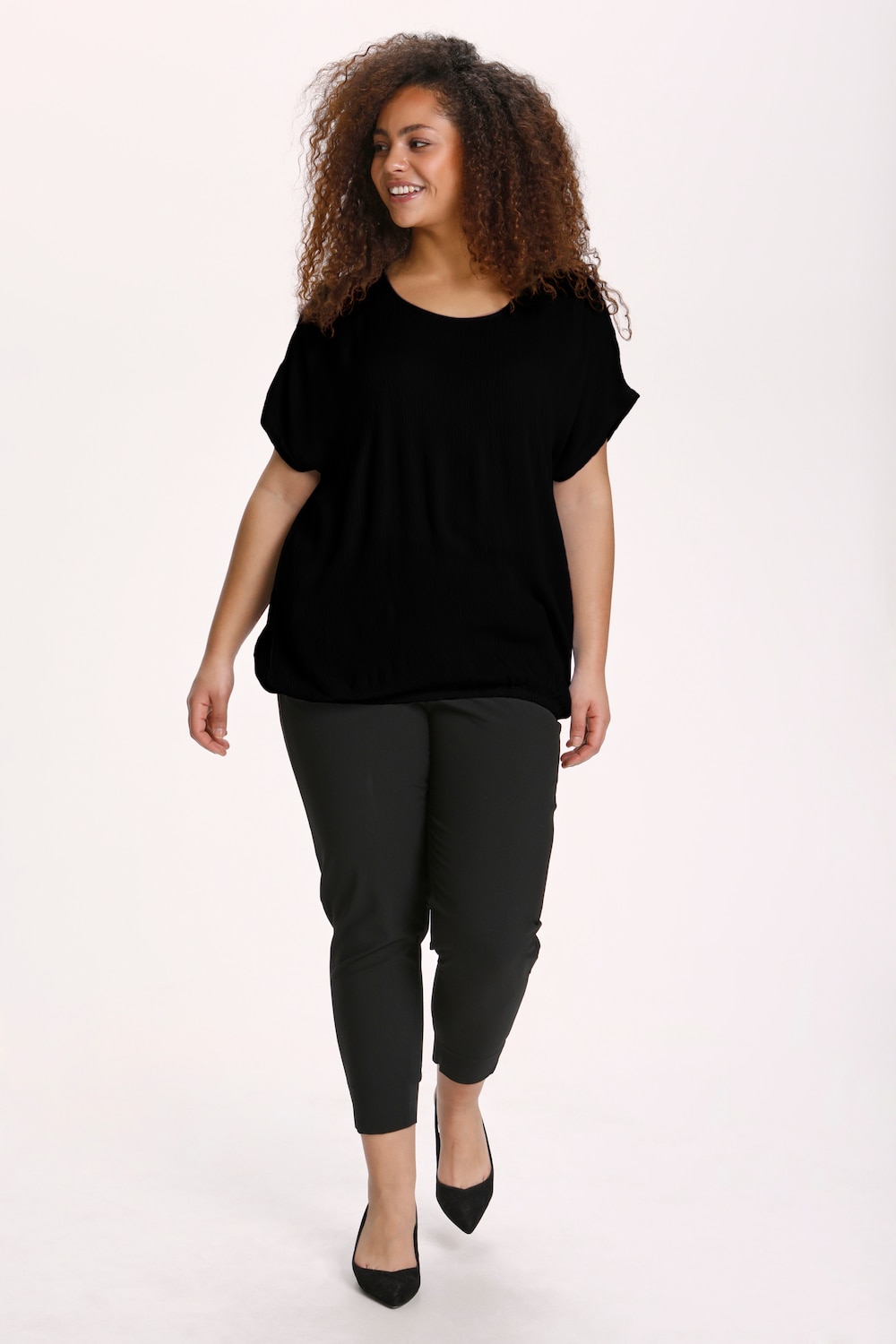 Kurzarm-Bluse Loose fit