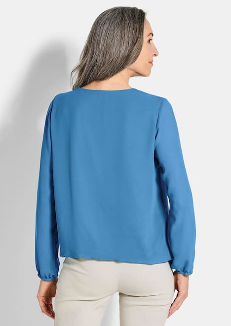 GOLDNER Blouse Elegante blouse van chiffon