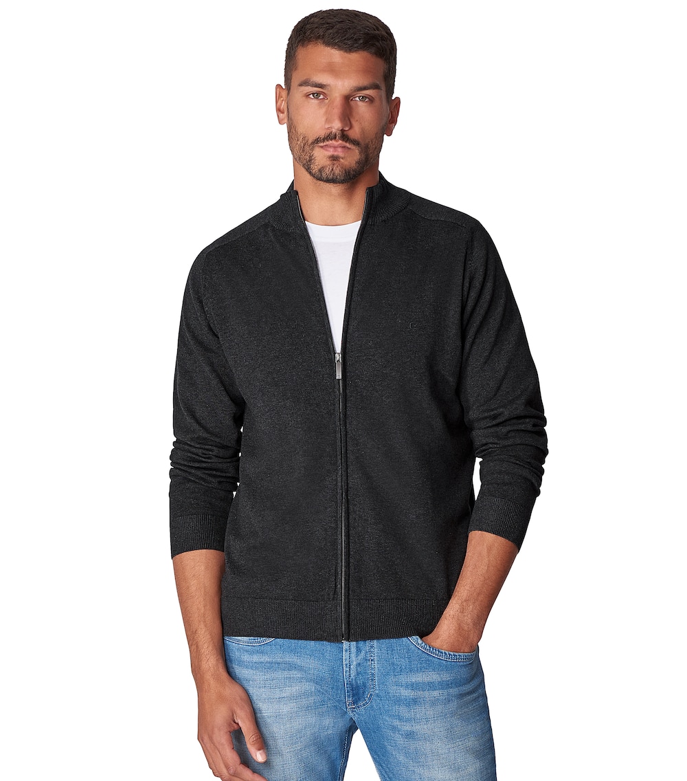 Strickjacke uni