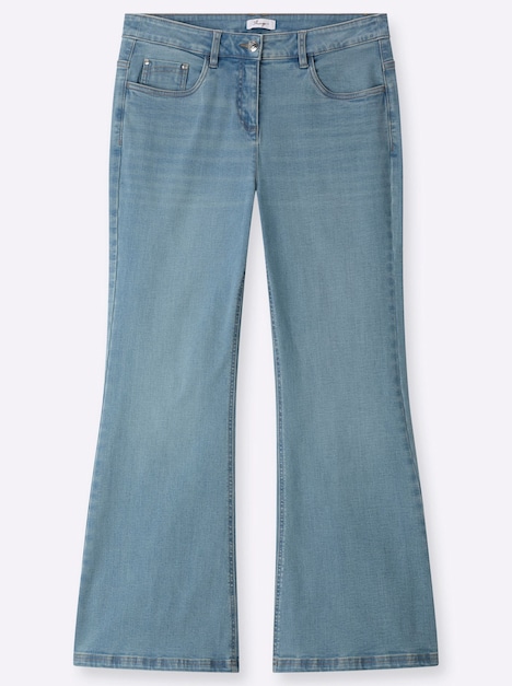 Bootcut-Jeans Bootcut-Jeans mit stark ausgestelltem Saum normal Formbund
