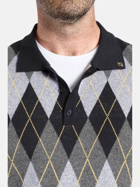 Charles Colby Langarm-Poloshirt EARL JERRY