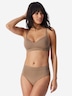 Schiesser Damen Bügelloser BH Unique Micro nougat