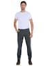 Herren Chino straight , Dunkelgrau