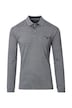 Polo-Shirt Langarm uni