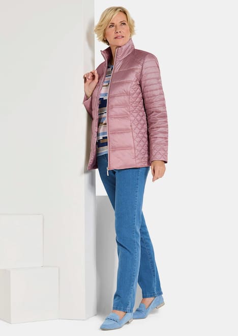 Übergangsjacke mit Muster-Mix