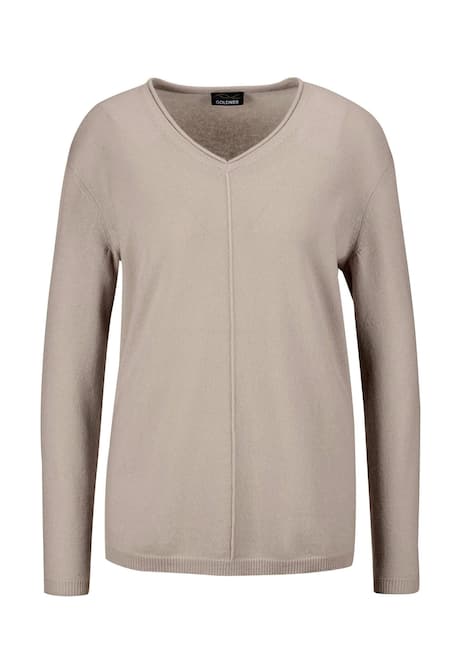 Basicpullover mit V-Ausschnitt
