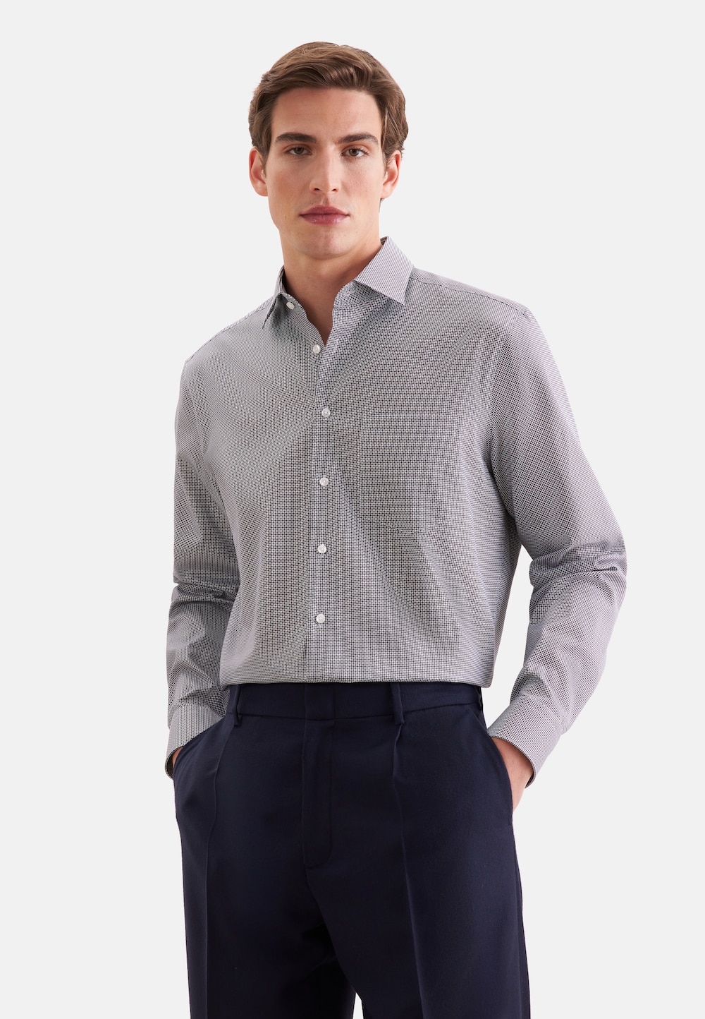 Herren Business Hemd - Druck