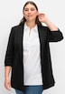 Longblazer Langarm Uni Schalkragen