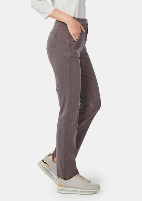 Hochwertige Hose CARLA, glänzend