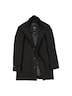 engbers Herren Mantel mit herausnehmbaren Inlet , Schwarz