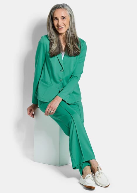 Viskoseblazer mit Reverskragen