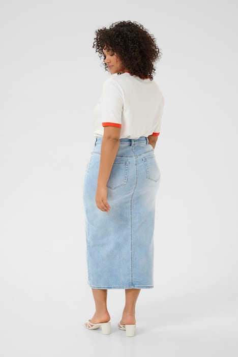 Denim rok Regular fit