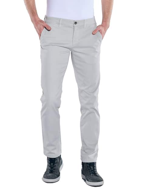 engbers Herren Chino regular , Silbergrau
