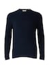 Strukturmix-Pullover aus reiner Baumwolle