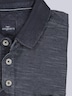 Herren Polo-Shirt meliert , Saphirblau