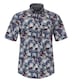 Print Freizeithemd Casual Fit Button-Down-Kragen Print Casual Fit