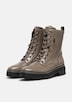 Stiefel in Leder-Optik mit Schnürung