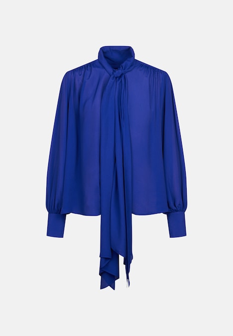 Damen Ausgestellte Bluse - Uni