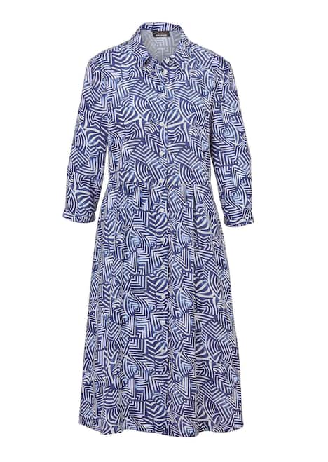 GOLDNER Jurk Blousejurk met overhemdkraag