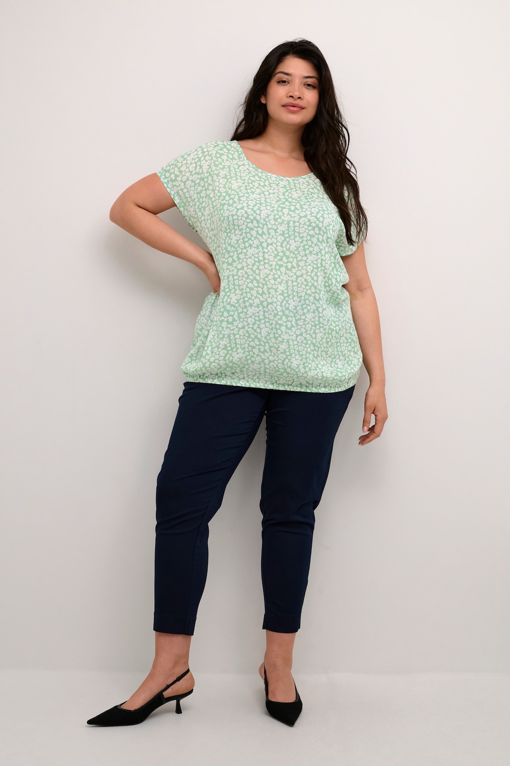 Kurzarm-Bluse Loose fit