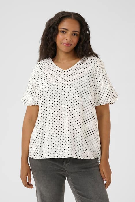 Kurzarm-Bluse Regular fit