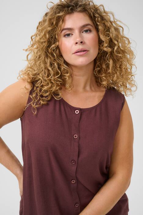 Ärmellose Bluse Regular fit