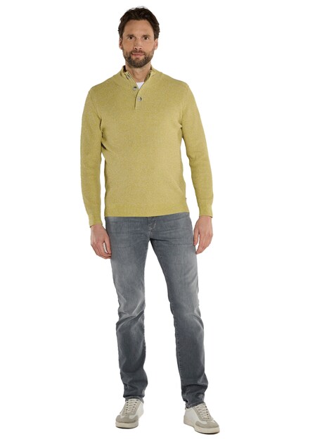 Pullover mit Polo-Kragen