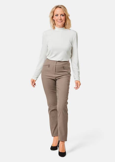 Wärmende Schlupfhose LOUISA in knitterarmer Ware