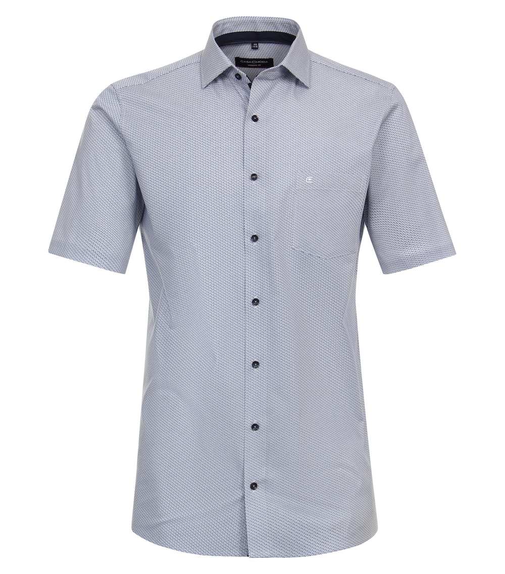 CASAMODA Businesshemd Kurzarm Print Modern Fit