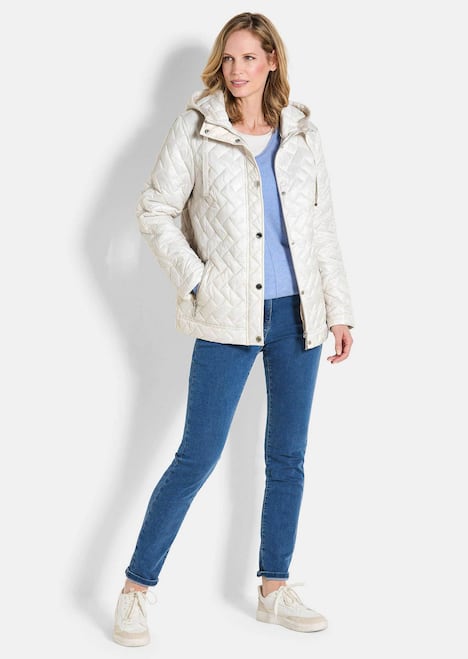 Leichte Steppjacke mit Kapuze