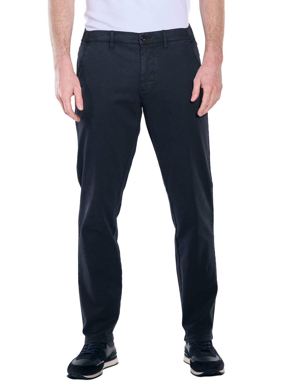 Herren Chino straight , Marineblau