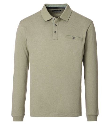 Polo-Shirt Langarm gestreift