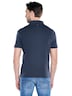 Herren Poloshirt mit Knopfleiste , Saphirblau
