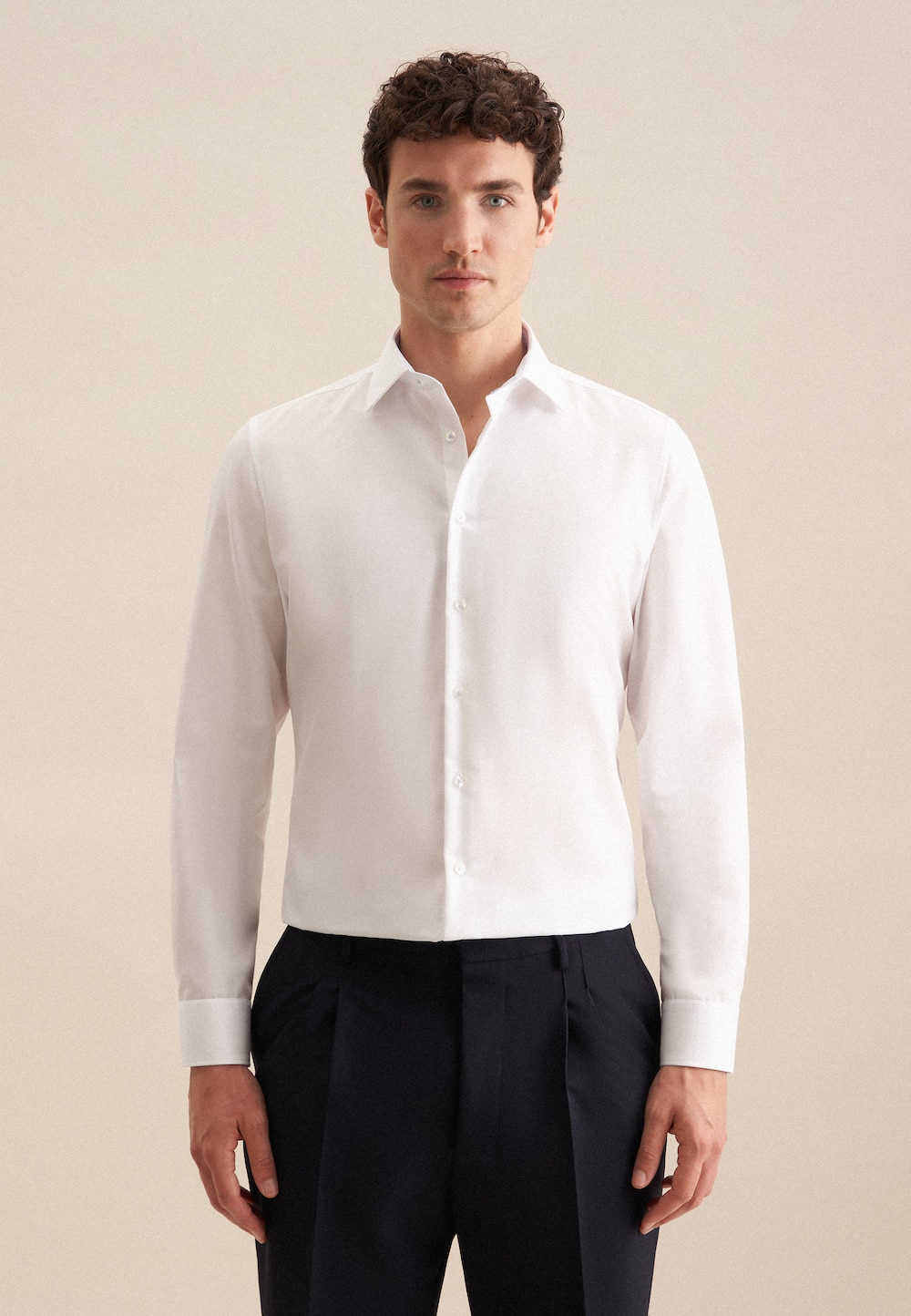 Herren Business Hemd - Uni