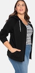 Kapuzensweatjacke Langarm Uni Mit Kapuze