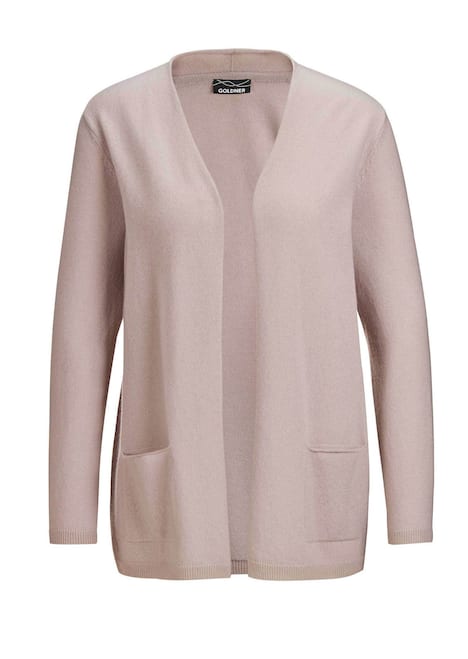 Cardigan in langer offener Form