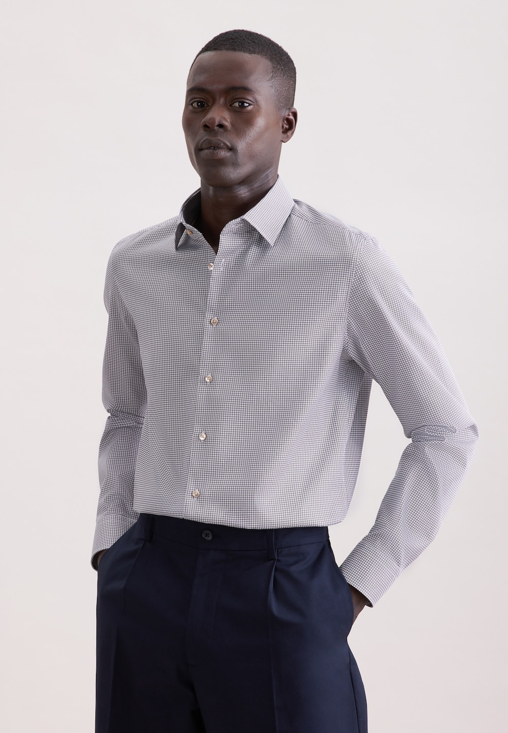 Herren Business Hemd - Druck