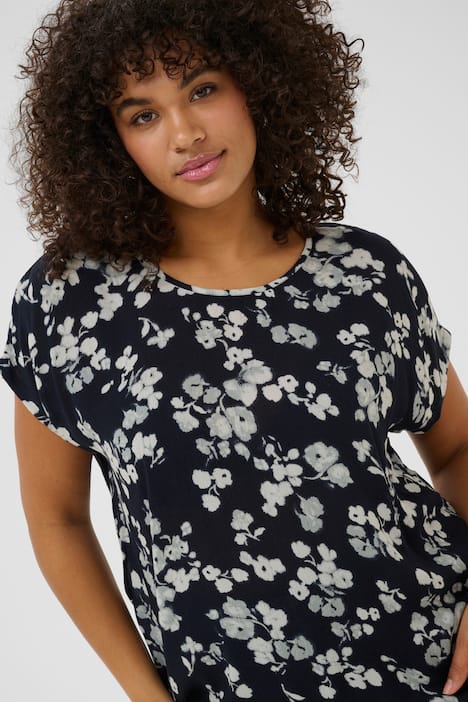 Kurzarm-Bluse Loose fit