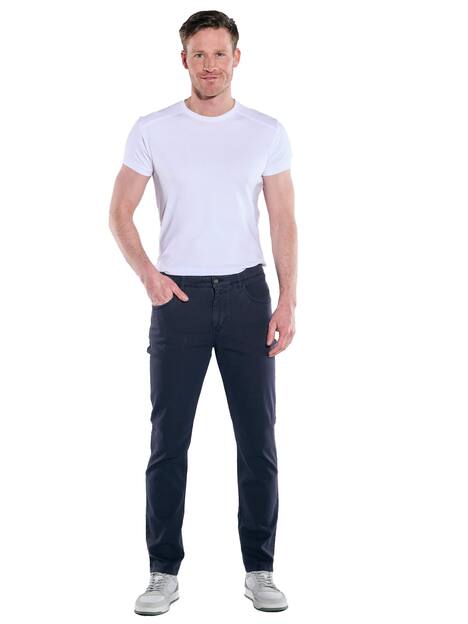 engbers Herren 5-Pocket-Hose regular , Saphirblau