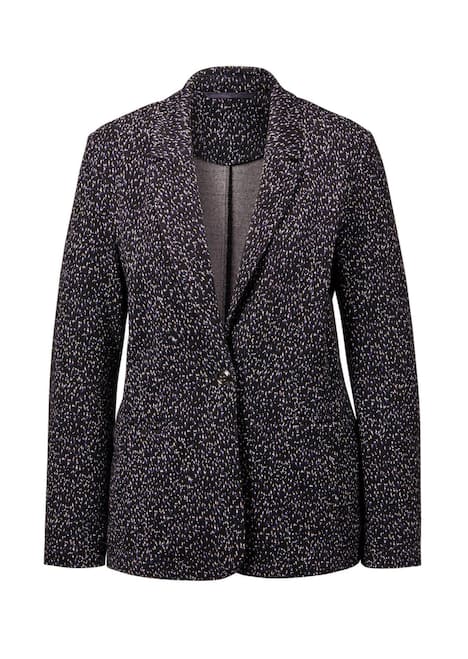 GOLDNER Blazer Blazer met veelkleurige all-over print